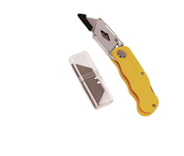 JD-M025 — JD-M025 Yellow Folding Utility Knife
